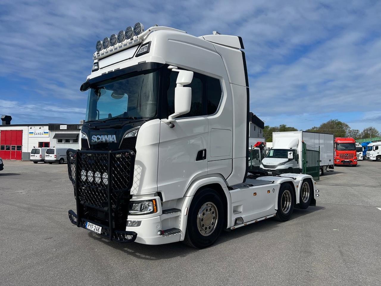 Scania S580 V8 6x2 Dragbil med Hydraulik,  3,15 HB Euro 6 2020 - Dragbil