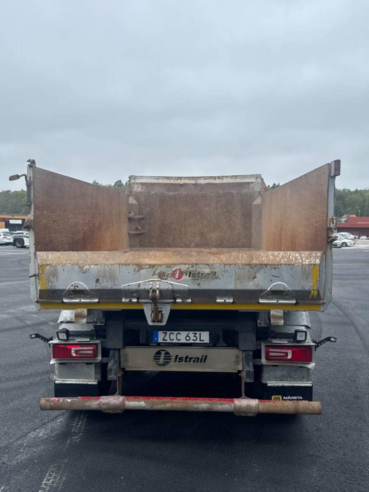 Istrail TN-144 3-axlig Dumperkärra 2019 - Flak