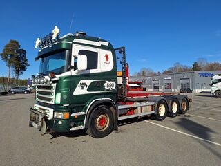 Scania R480 8x4 Lastväxlare/Plogutrustning