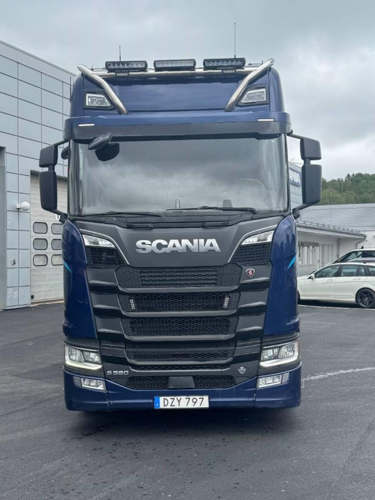 Scania S 580 6x2*4 Lastväxlare Hiab ink Flak 2018 - Krok/Lastväxlare