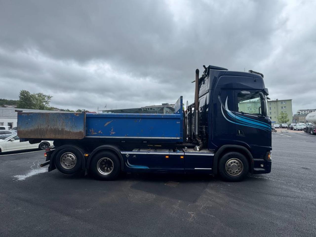 Scania S 580 6x2*4 Lastväxlare Hiab ink Flak 2018 - Krok/Lastväxlare