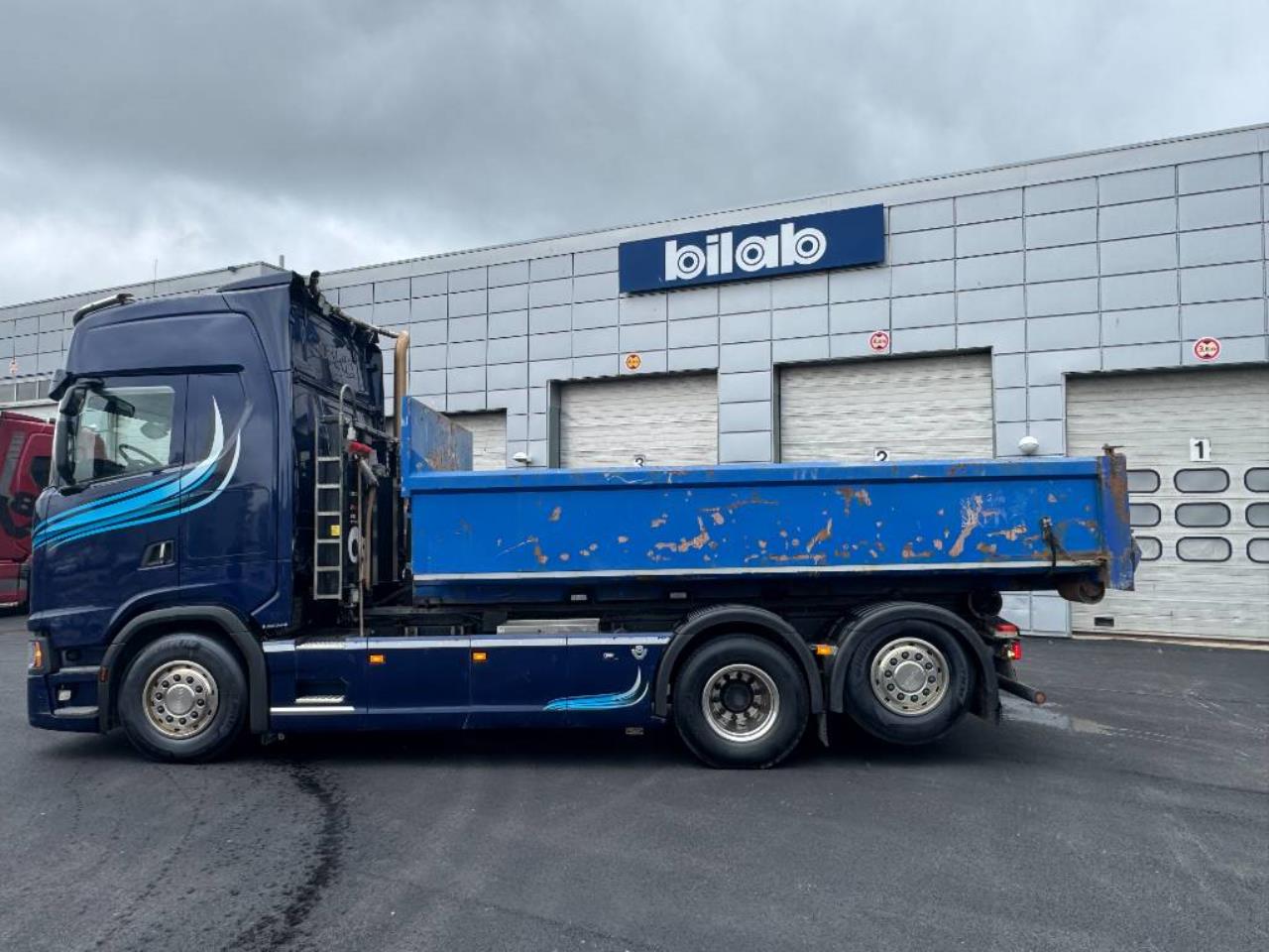 Scania S 580 6x2*4 Lastväxlare Hiab ink Flak 2018 - Krok/Lastväxlare