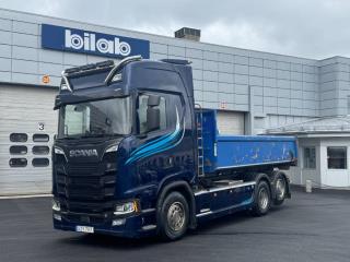 Scania S 580 6x2*4 Lastväxlare Hiab ink Flak