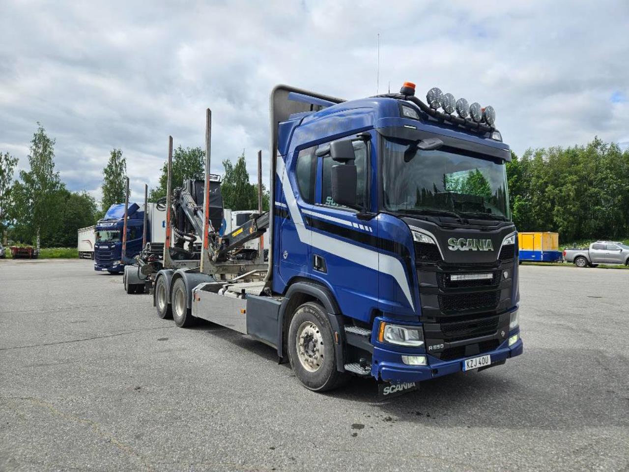 Scania R650 6x4 timmerbil Op-höglund LAXO 2020 - Timmer