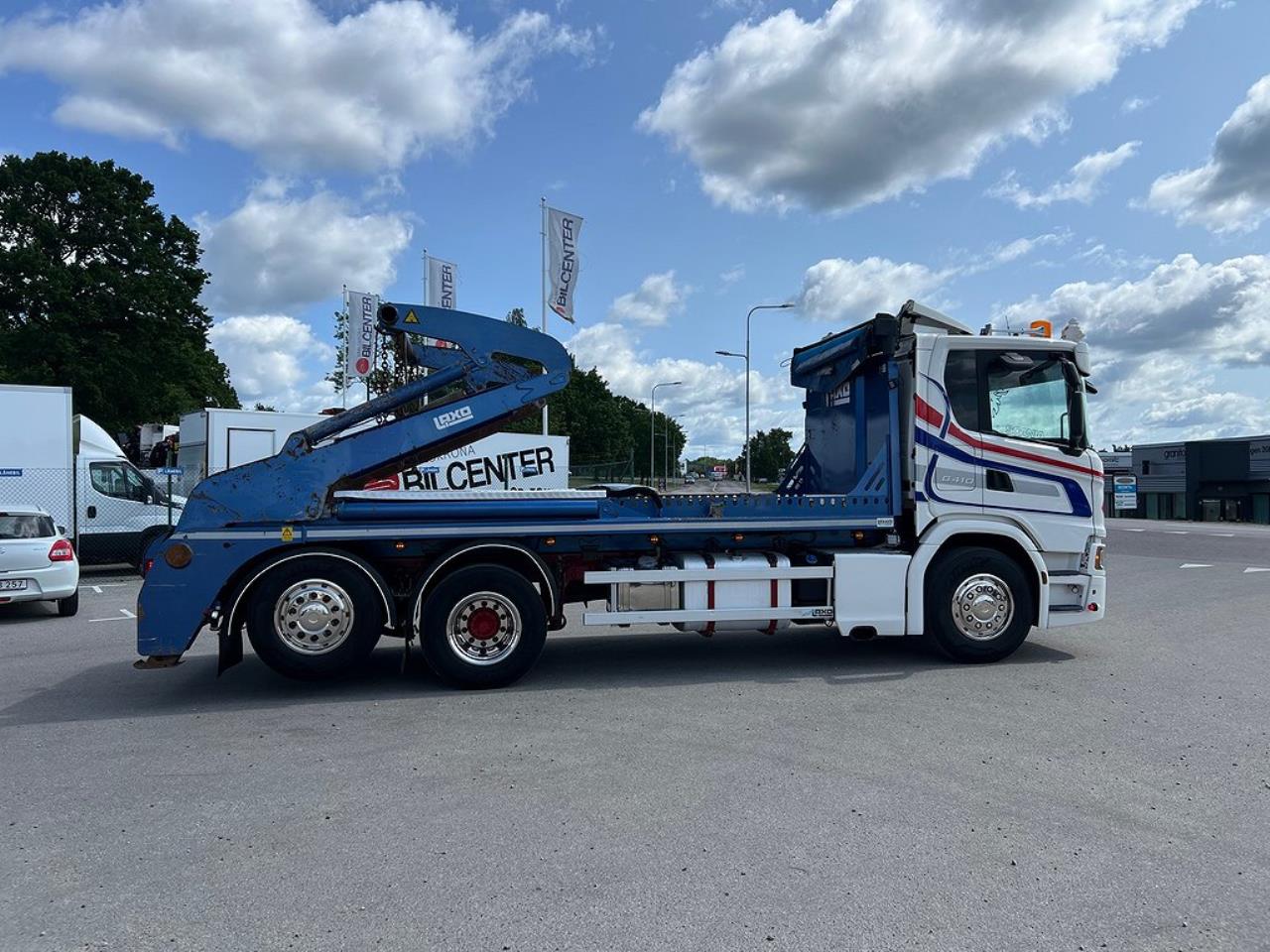 Scania G410 6x2 Laxo Liftdumper Euro 6 2020 - Växelflak