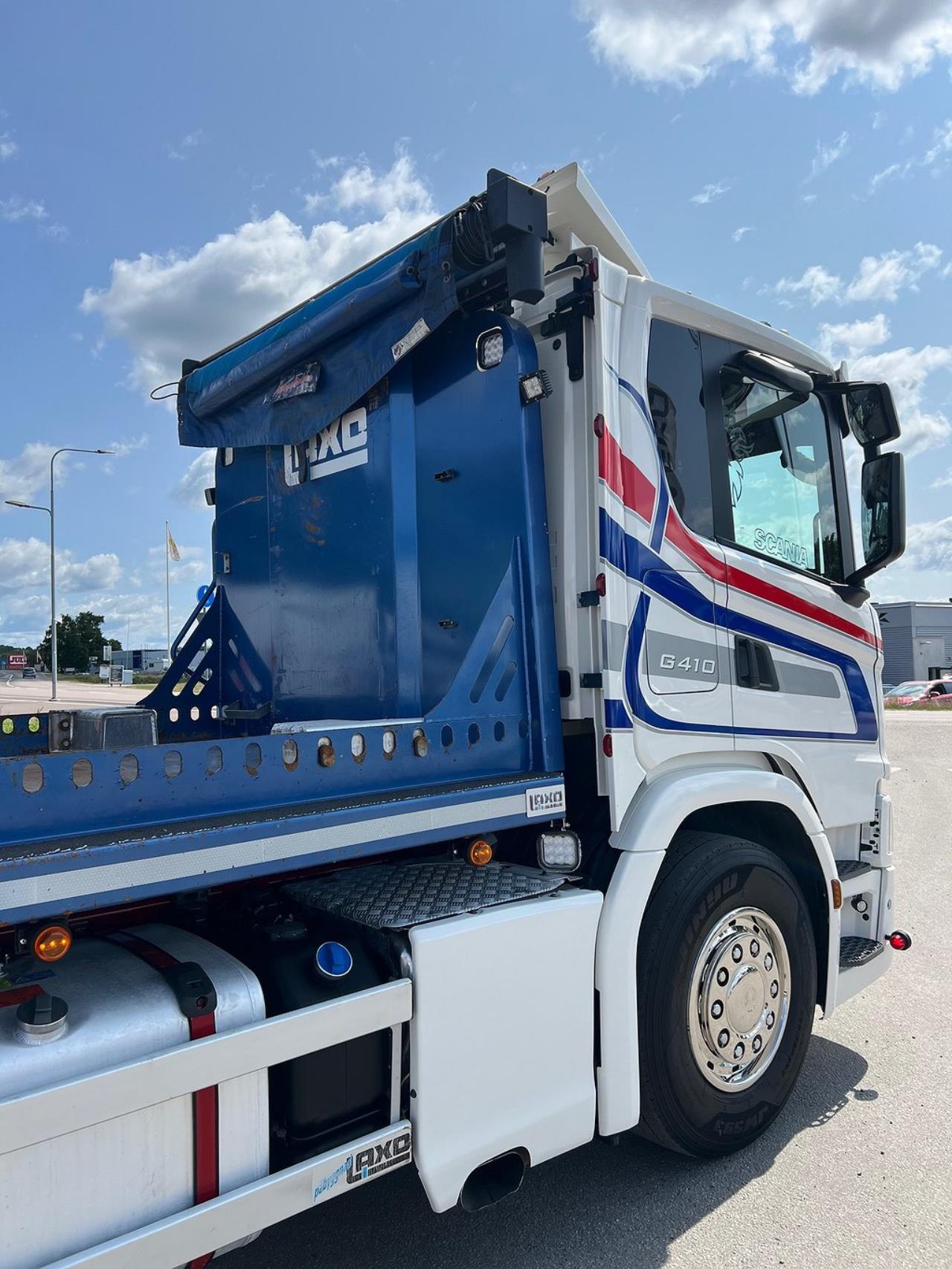 Scania G410 6x2 Laxo Liftdumper Euro 6 2020 - Växelflak