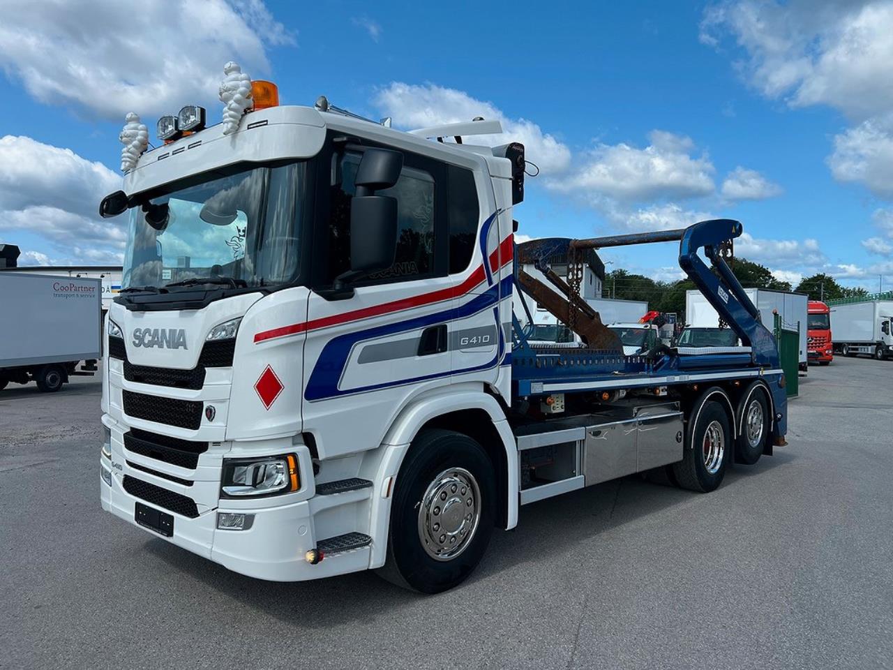 Scania G410 6x2 Laxo Liftdumper Euro 6 2020 - Växelflak
