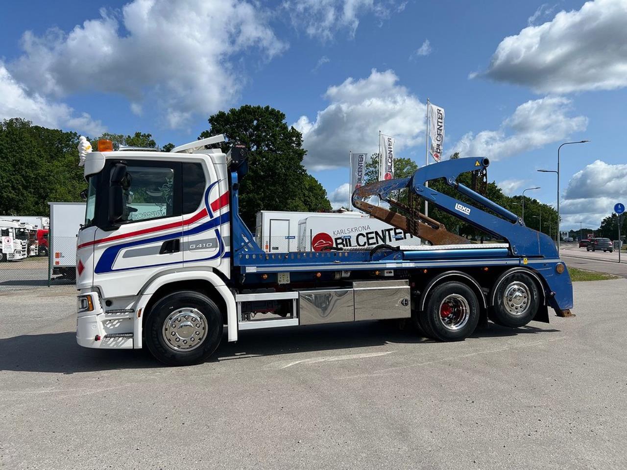 Scania G410 6x2 Laxo Liftdumper Euro 6 2020 - Växelflak