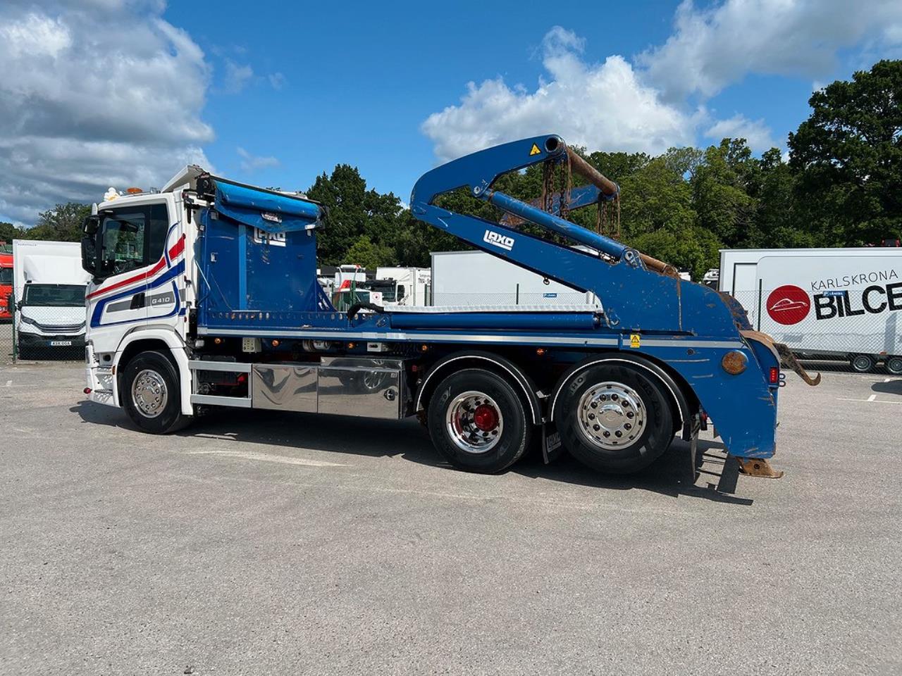 Scania G410 6x2 Laxo Liftdumper Euro 6 2020 - Växelflak