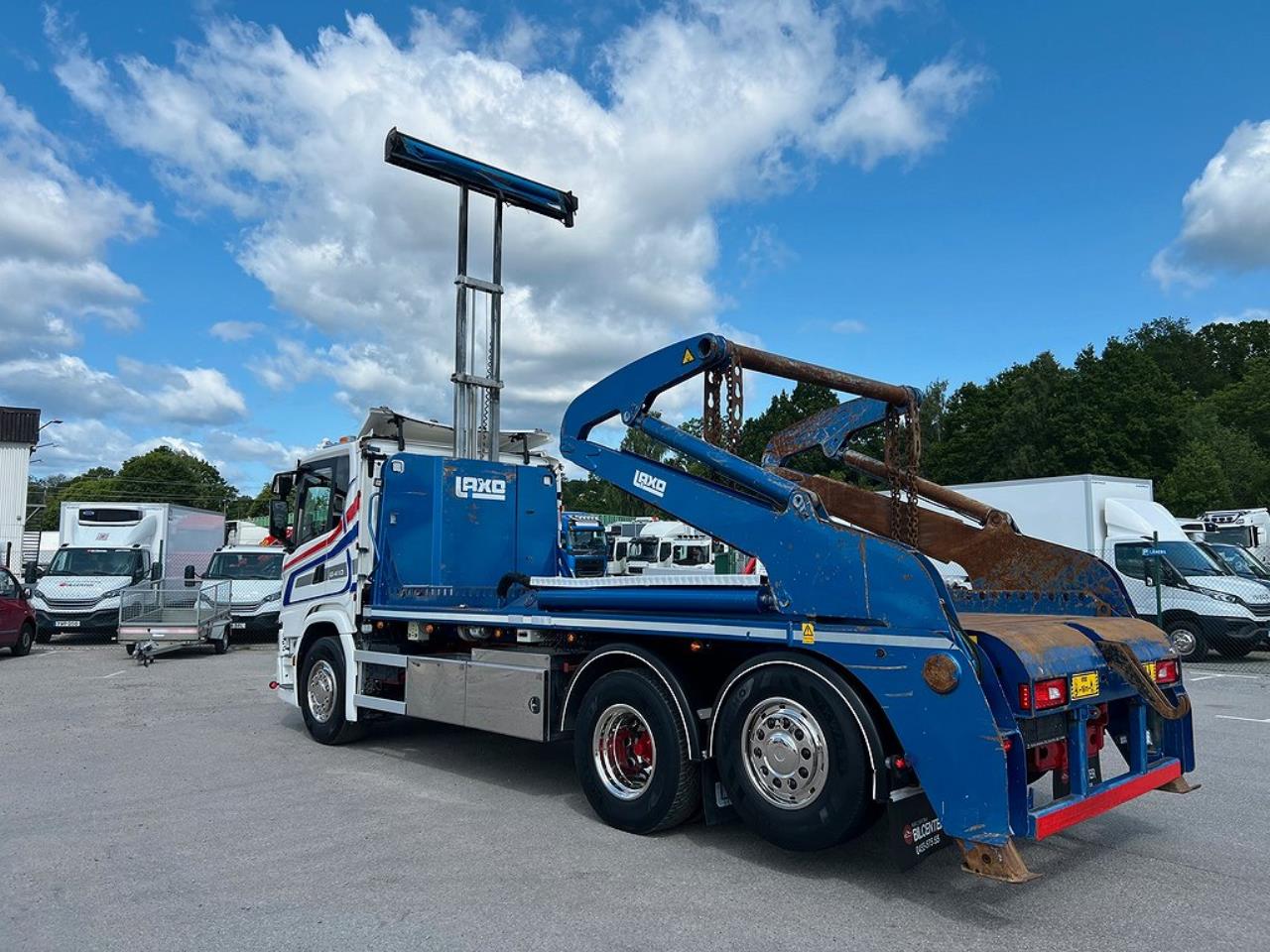 Scania G410 6x2 Laxo Liftdumper Euro 6 2020 - Växelflak