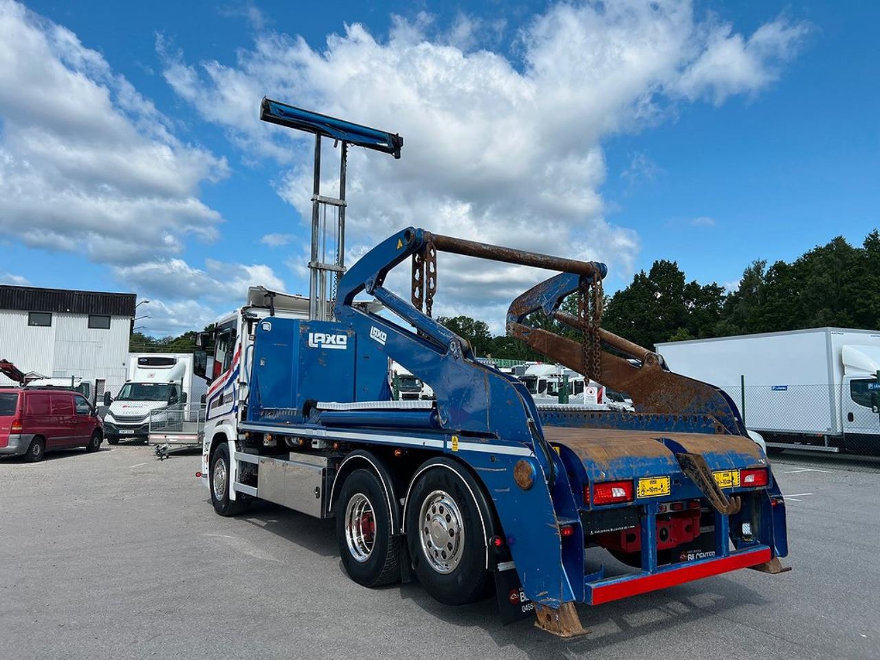 Scania G410 6x2 Laxo Liftdumper Euro 6 2020 - Växelflak