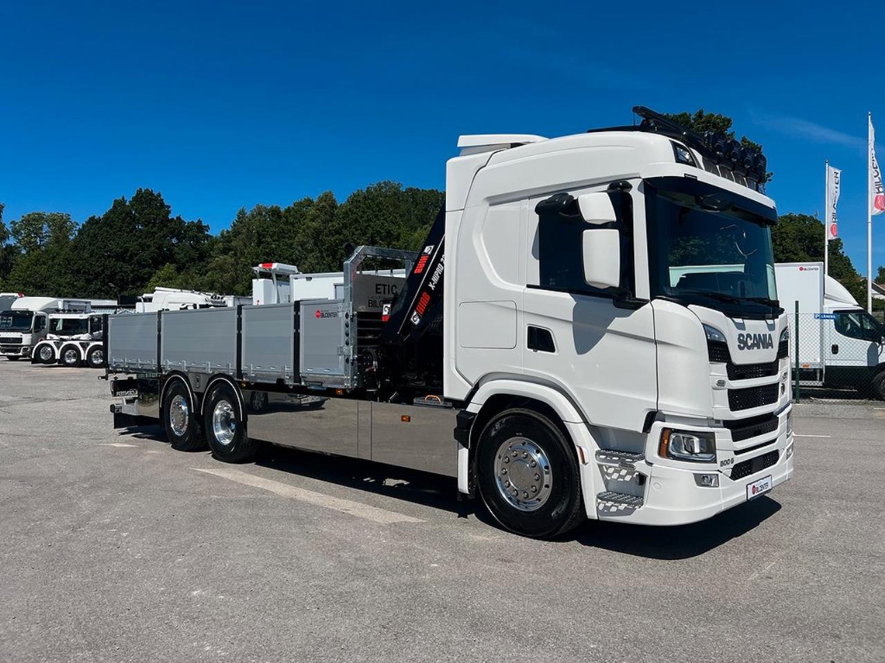 Scania G500 6x2*4 Brädgårdsbil Kranbil Hiab 232 Kran 2025 - Kran