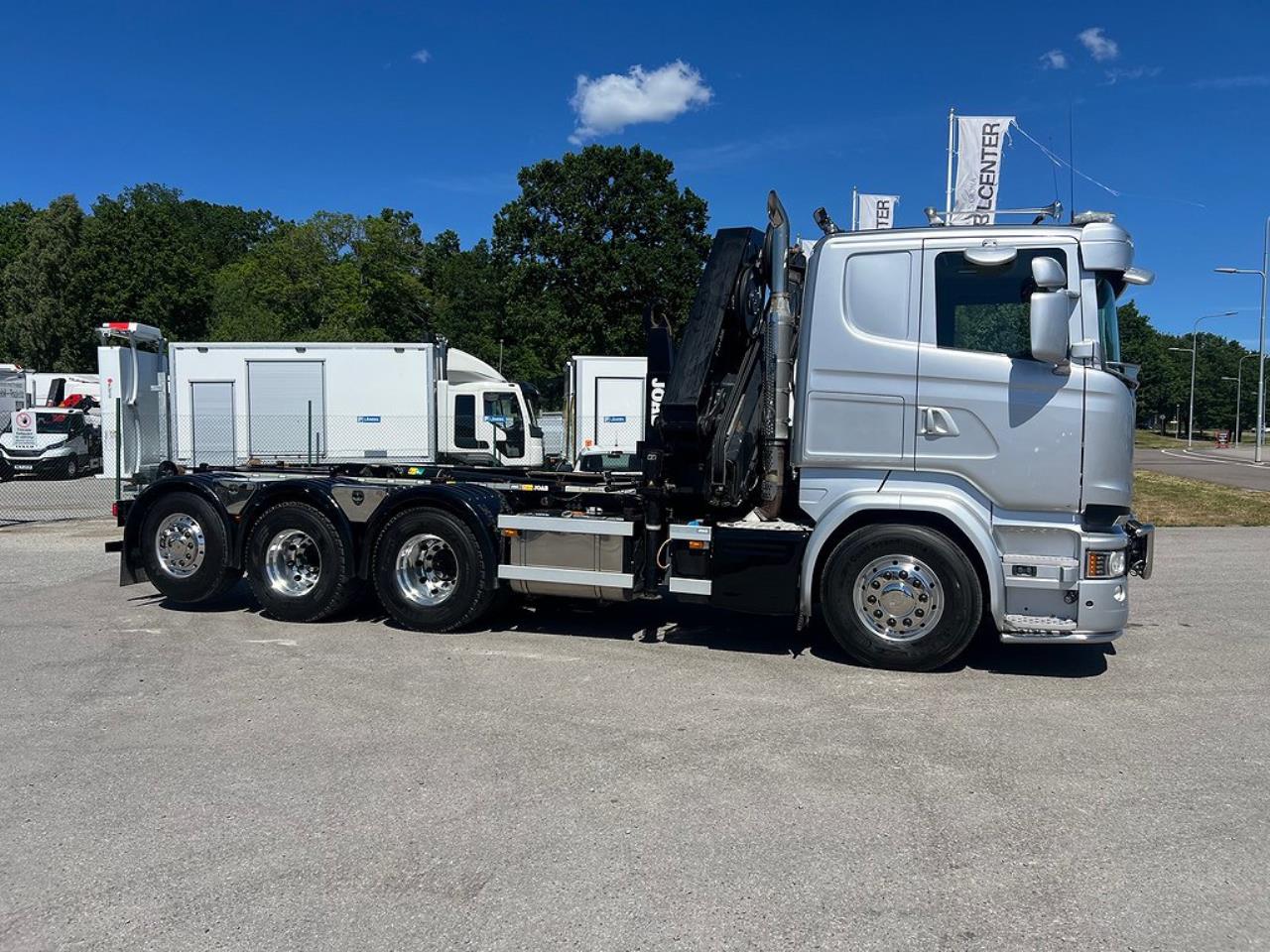 Scania R450 8x4*4 Tridem Kranväxlare Euro 6 2017 - Kran
