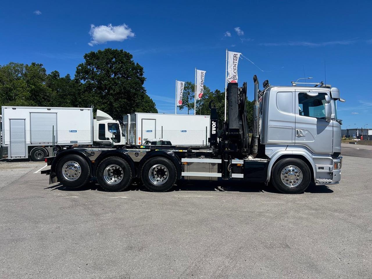 Scania R450 8x4*4 Tridem Kranväxlare Euro 6 2017 - Kran