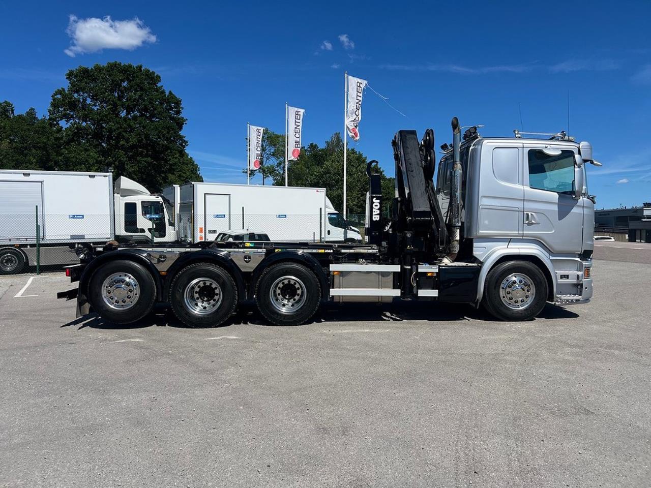Scania R450 8x4*4 Tridem Kranväxlare Euro 6 2017 - Kran