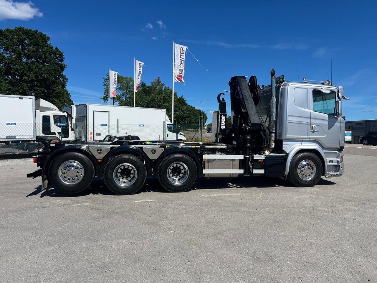 Scania R450 8x4*4 Tridem Kranväxlare Euro 6 2017 - Kran