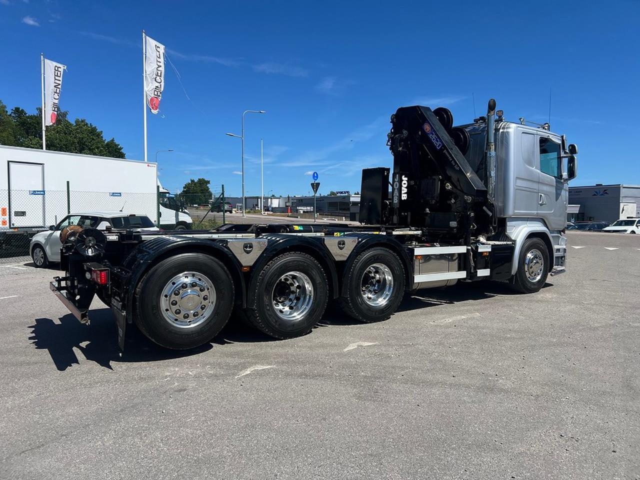 Scania R450 8x4*4 Tridem Kranväxlare Euro 6 2017 - Kran