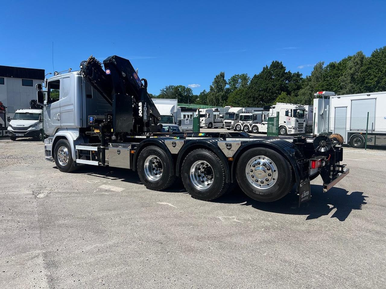 Scania R450 8x4*4 Tridem Kranväxlare Euro 6 2017 - Kran