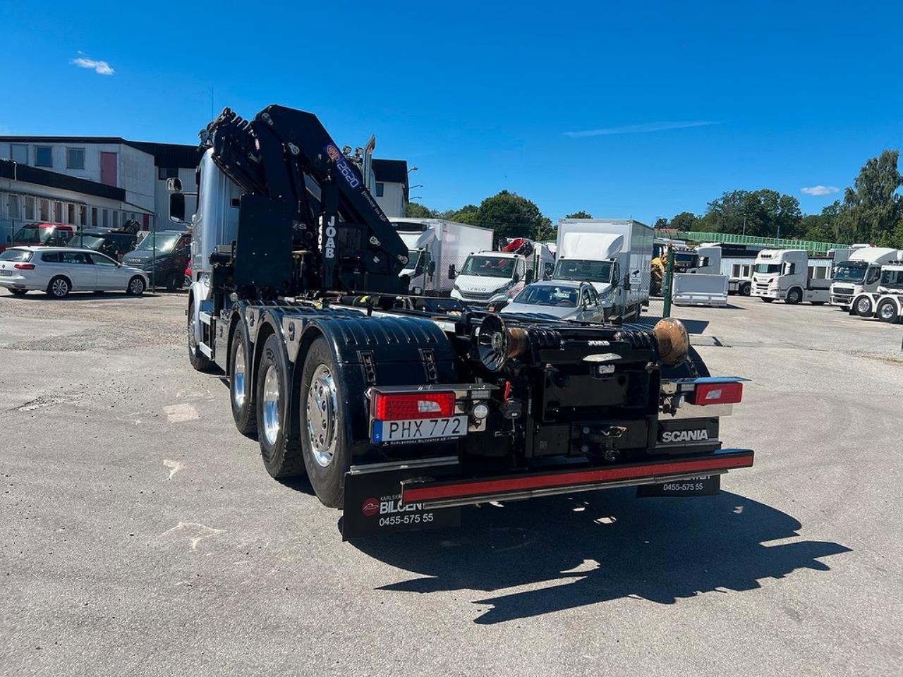 Scania R450 8x4*4 Tridem Kranväxlare Euro 6 2017 - Kran