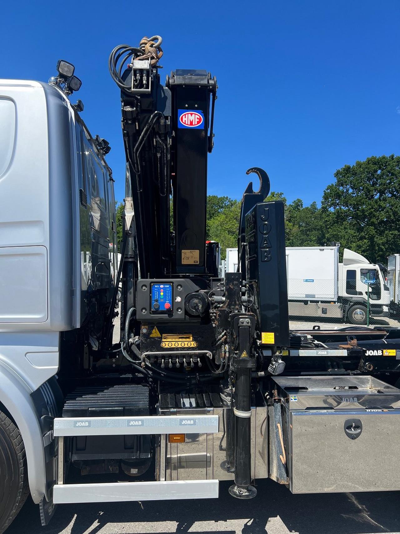 Scania R450 8x4*4 Tridem Kranväxlare Euro 6 2017 - Kran