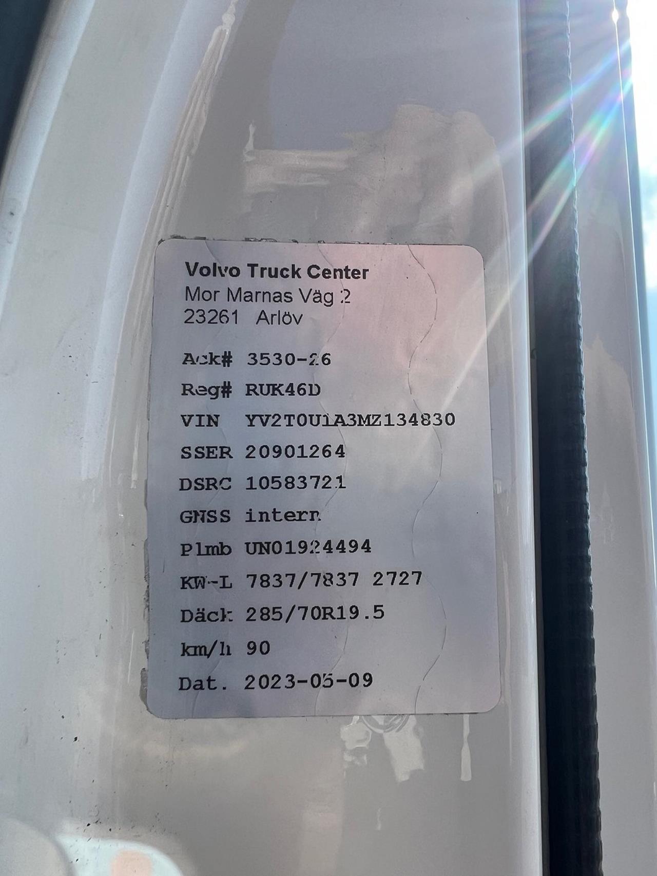 Volvo FL 210 4x2 Värmare i skåp, *4500 Mil*  Euro 6 2021 - Skåp