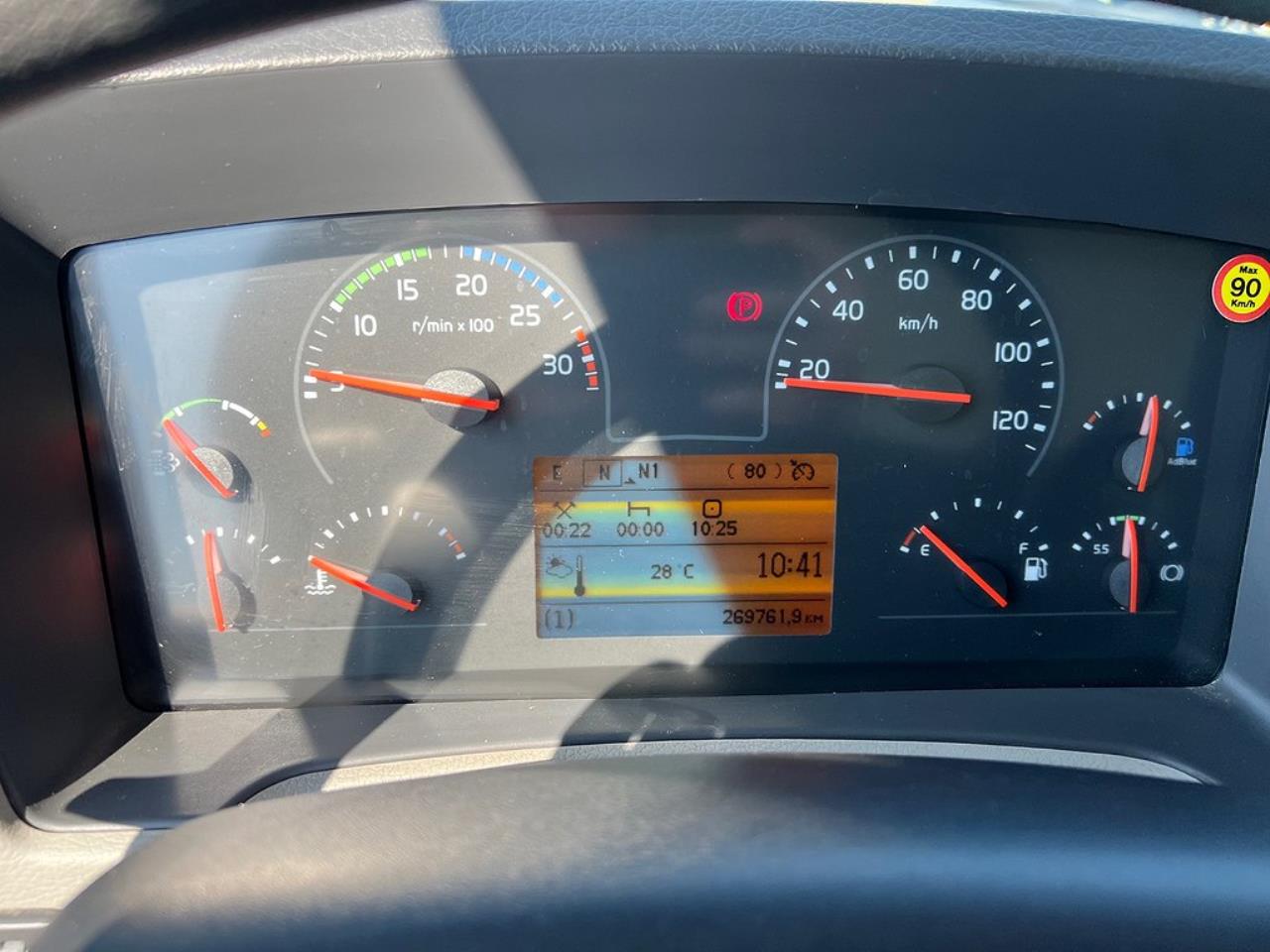 Volvo FE 280 4x2 Skåpbil Höj/Sänkbart tak, Euro 6 2019 - Skåp