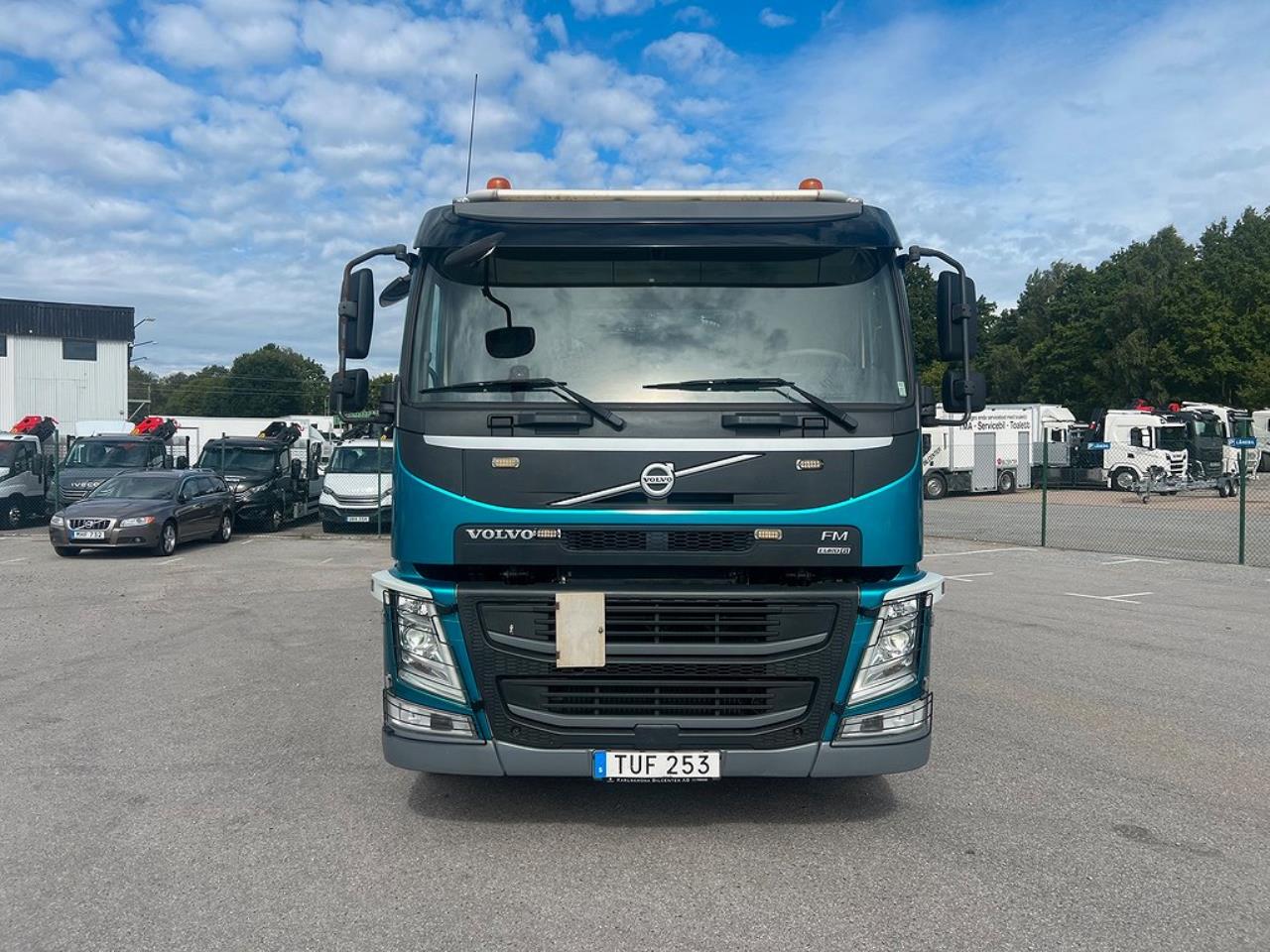 Volvo FM 410 6x2*4 Liftdumper Laxo med rotator Euro 6 2015 - Växelflak