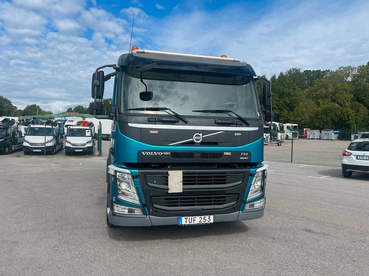 Volvo FM 410 6x2*4 Liftdumper Laxo med rotator Euro 6 2015 - Växelflak