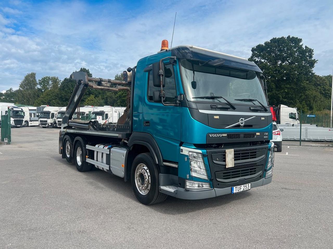 Volvo FM 410 6x2*4 Liftdumper Laxo med rotator Euro 6 2015 - Växelflak