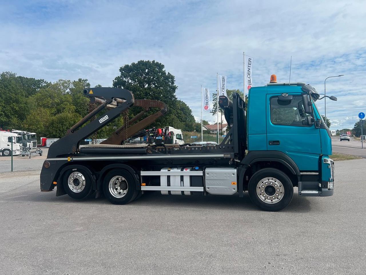 Volvo FM 410 6x2*4 Liftdumper Laxo med rotator Euro 6 2015 - Växelflak