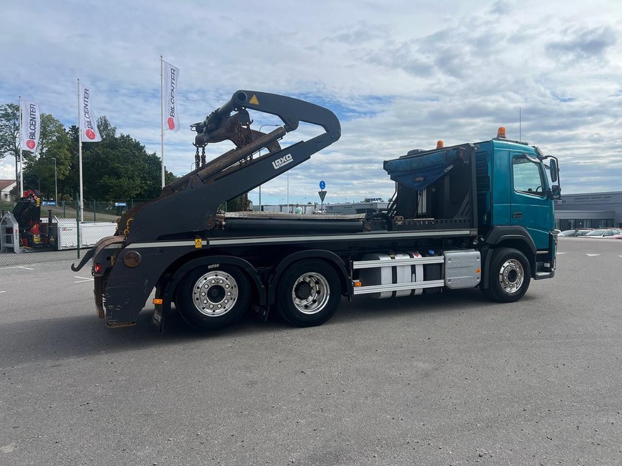 Volvo FM 410 6x2*4 Liftdumper Laxo med rotator Euro 6 2015 - Växelflak