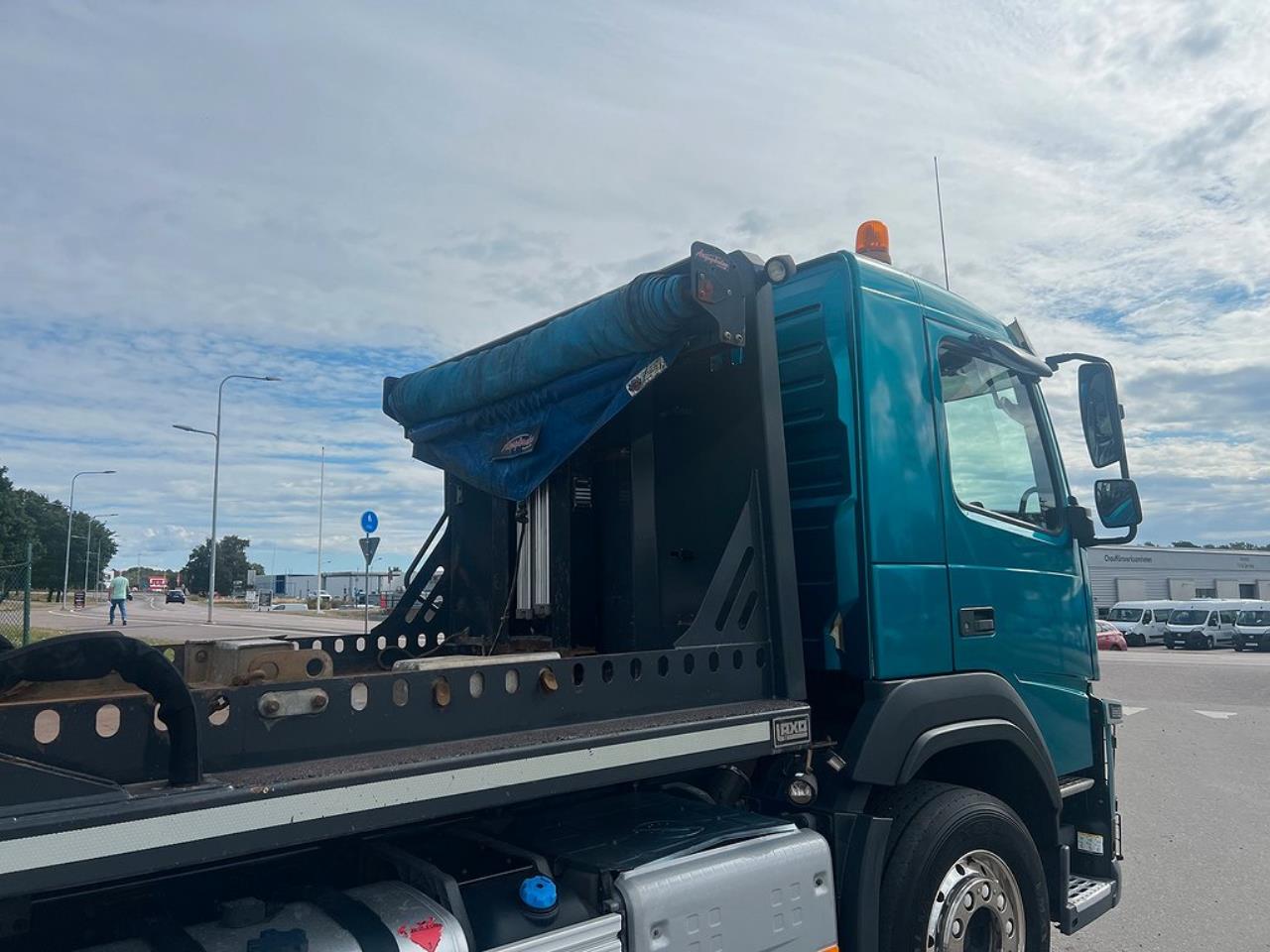 Volvo FM 410 6x2*4 Liftdumper Laxo med rotator Euro 6 2015 - Växelflak