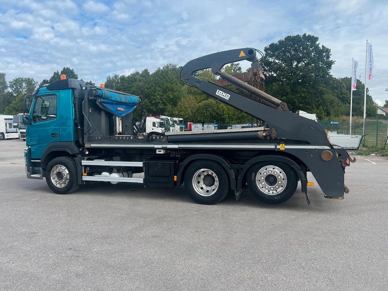 Volvo FM 410 6x2*4 Liftdumper Laxo med rotator Euro 6 2015 - Växelflak