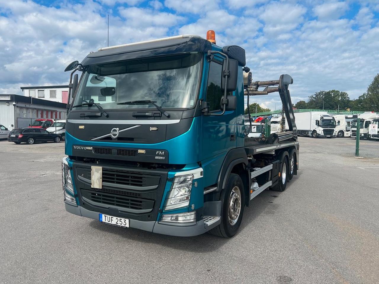 Volvo FM 410 6x2*4 Liftdumper Laxo med rotator Euro 6 2015 - Växelflak