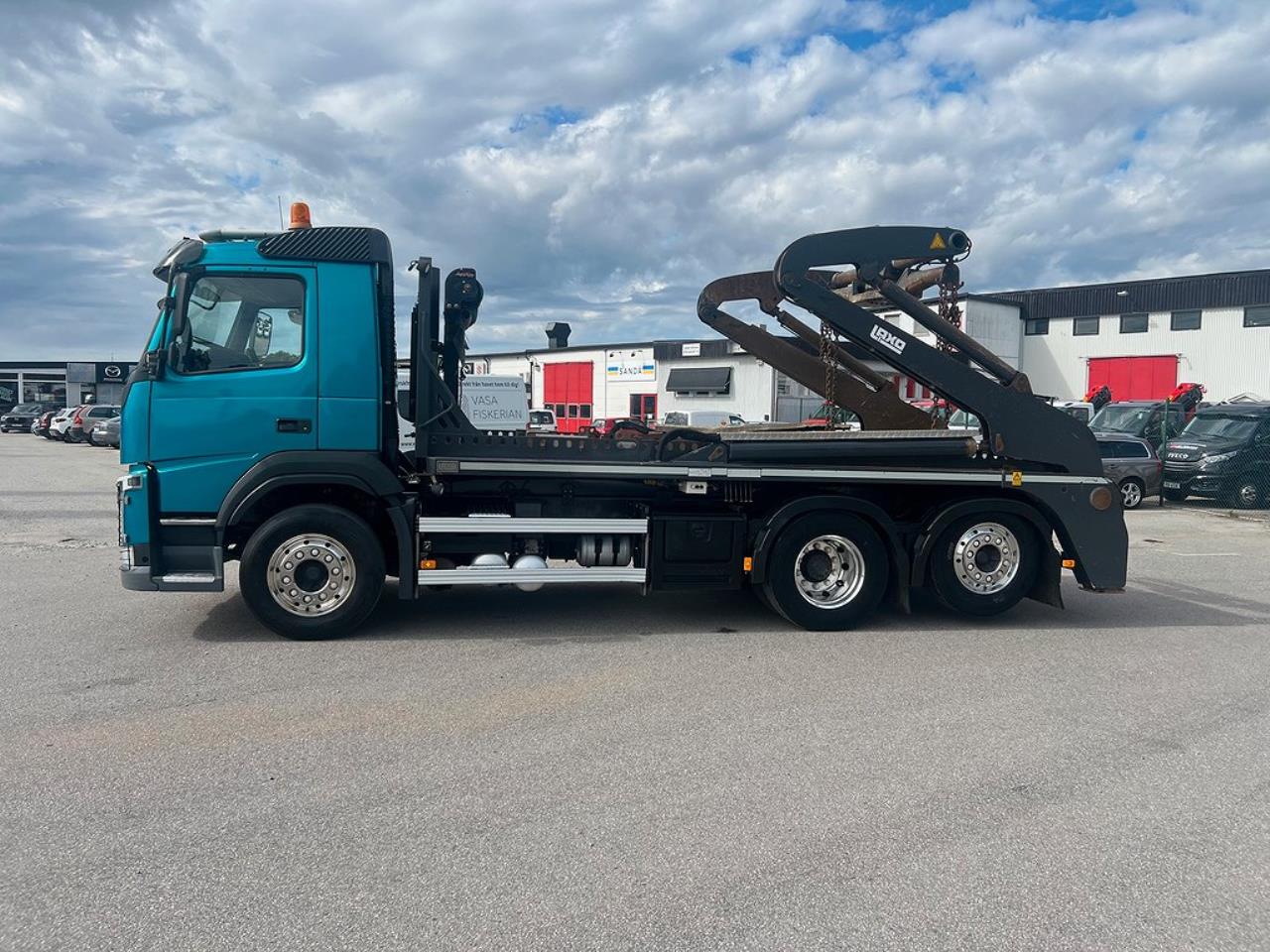 Volvo FM 410 6x2*4 Liftdumper Laxo med rotator Euro 6 2015 - Växelflak