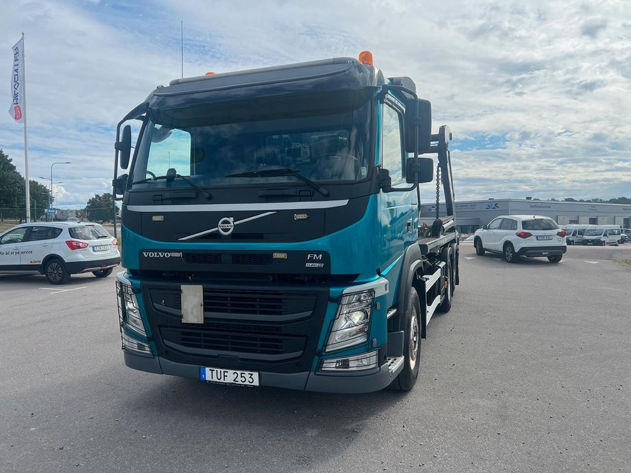 Volvo FM 410 6x2*4 Liftdumper Laxo med rotator Euro 6 2015 - Växelflak