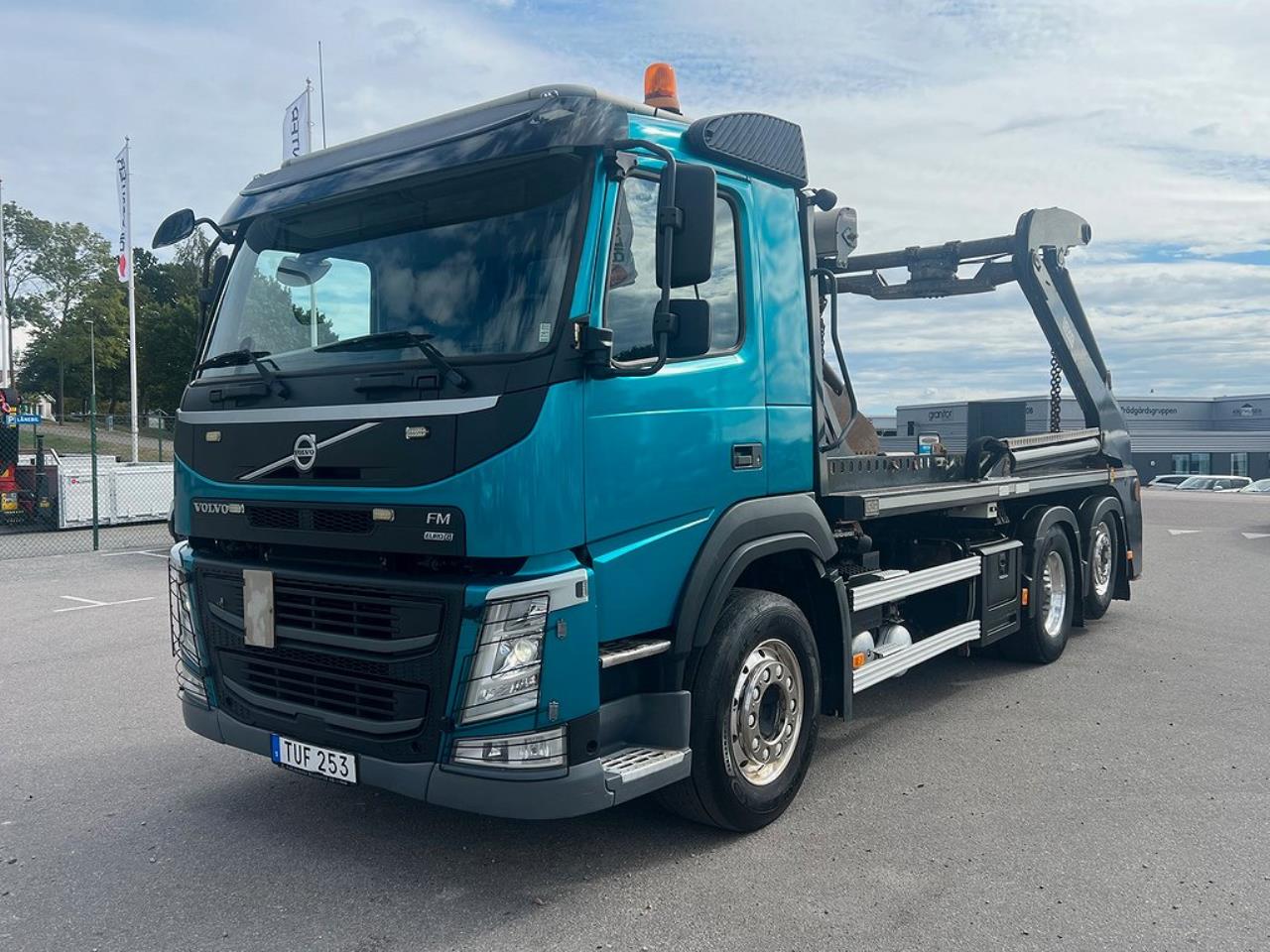 Volvo FM 410 6x2*4 Liftdumper Laxo med rotator Euro 6 2015 - Växelflak