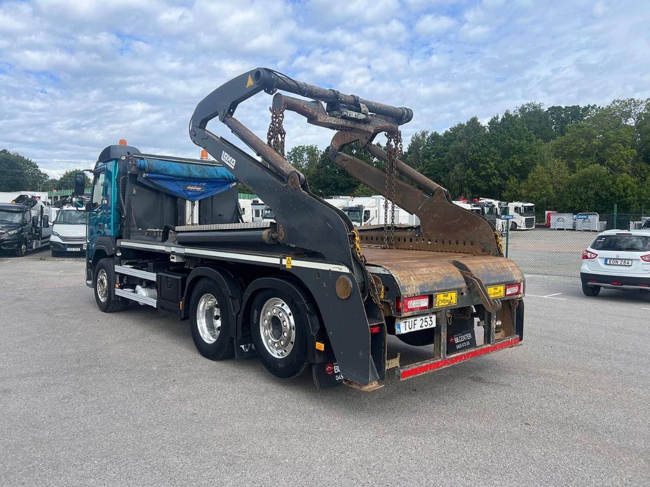 Volvo FM 410 6x2*4 Liftdumper Laxo med rotator Euro 6 2015 - Växelflak