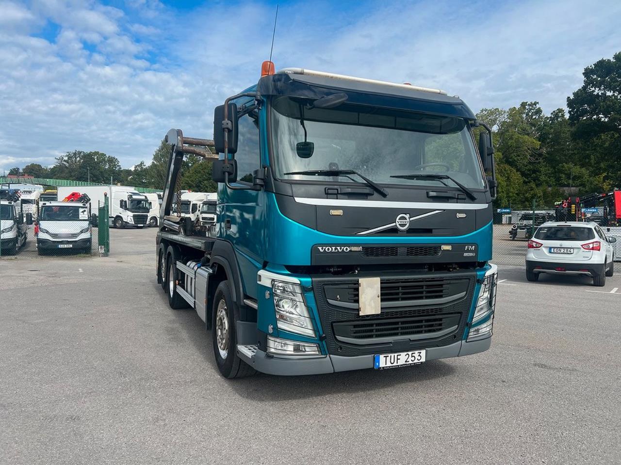 Volvo FM 410 6x2*4 Liftdumper Laxo med rotator Euro 6 2015 - Växelflak