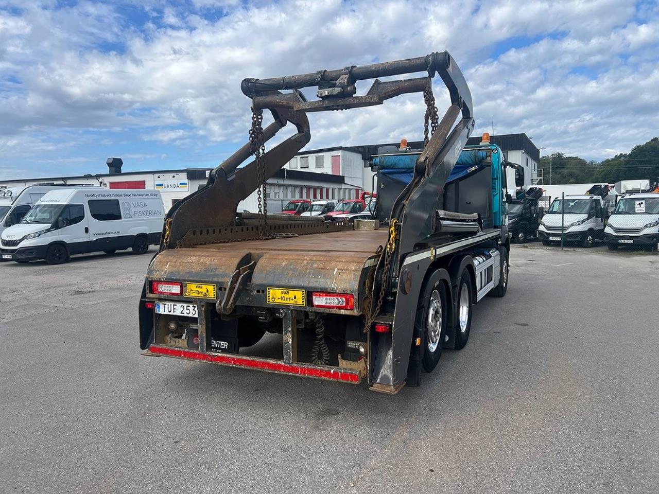 Volvo FM 410 6x2*4 Liftdumper Laxo med rotator Euro 6 2015 - Växelflak