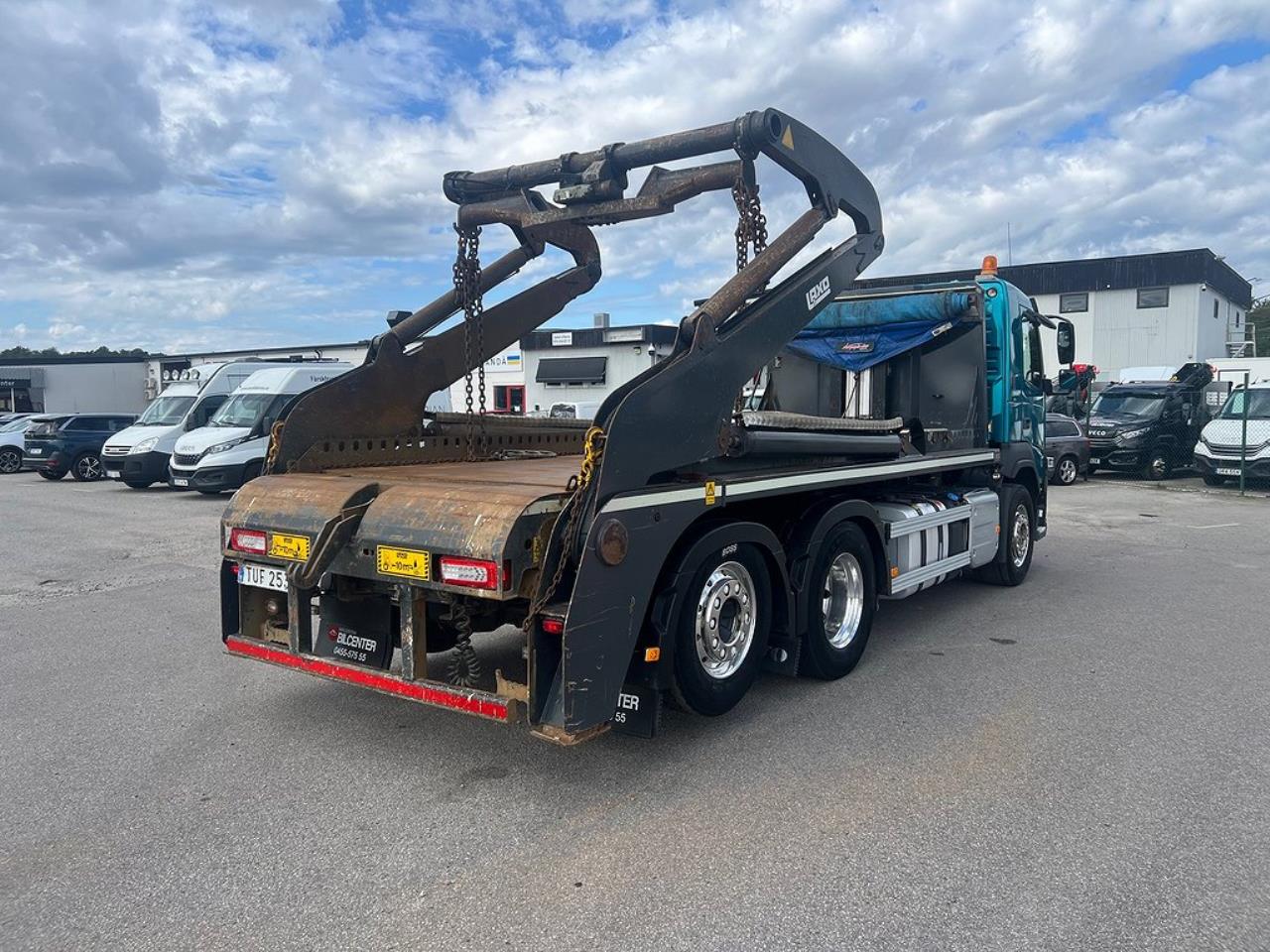 Volvo FM 410 6x2*4 Liftdumper Laxo med rotator Euro 6 2015 - Växelflak