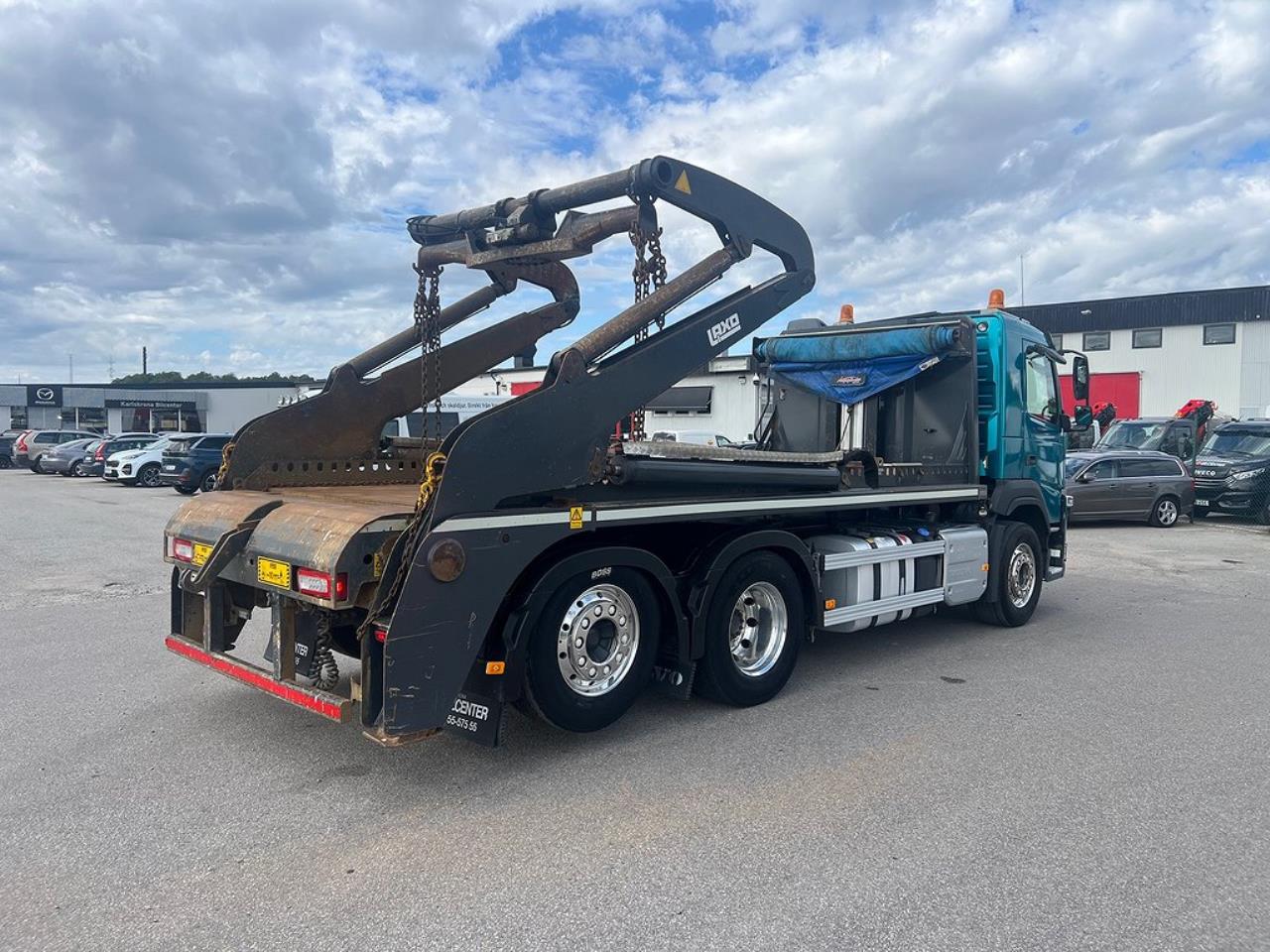 Volvo FM 410 6x2*4 Liftdumper Laxo med rotator Euro 6 2015 - Växelflak