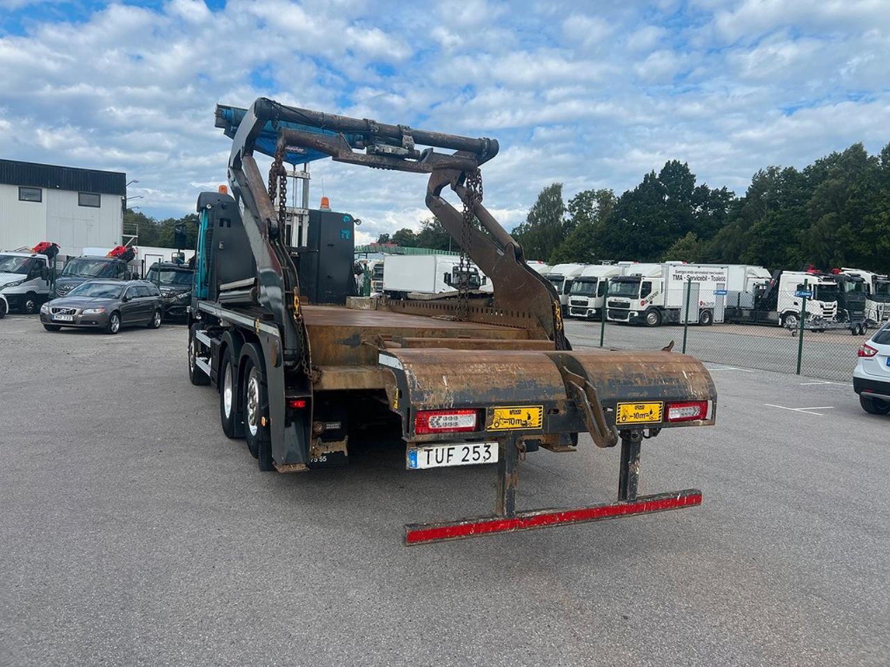 Volvo FM 410 6x2*4 Liftdumper Laxo med rotator Euro 6 2015 - Växelflak