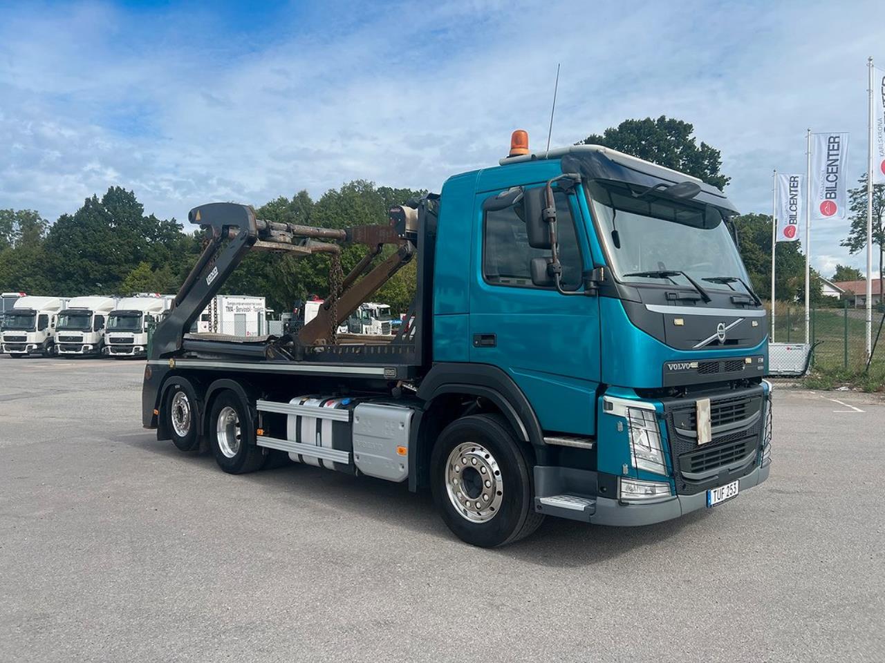 Volvo FM 410 6x2*4 Liftdumper Laxo med rotator Euro 6 2015 - Växelflak