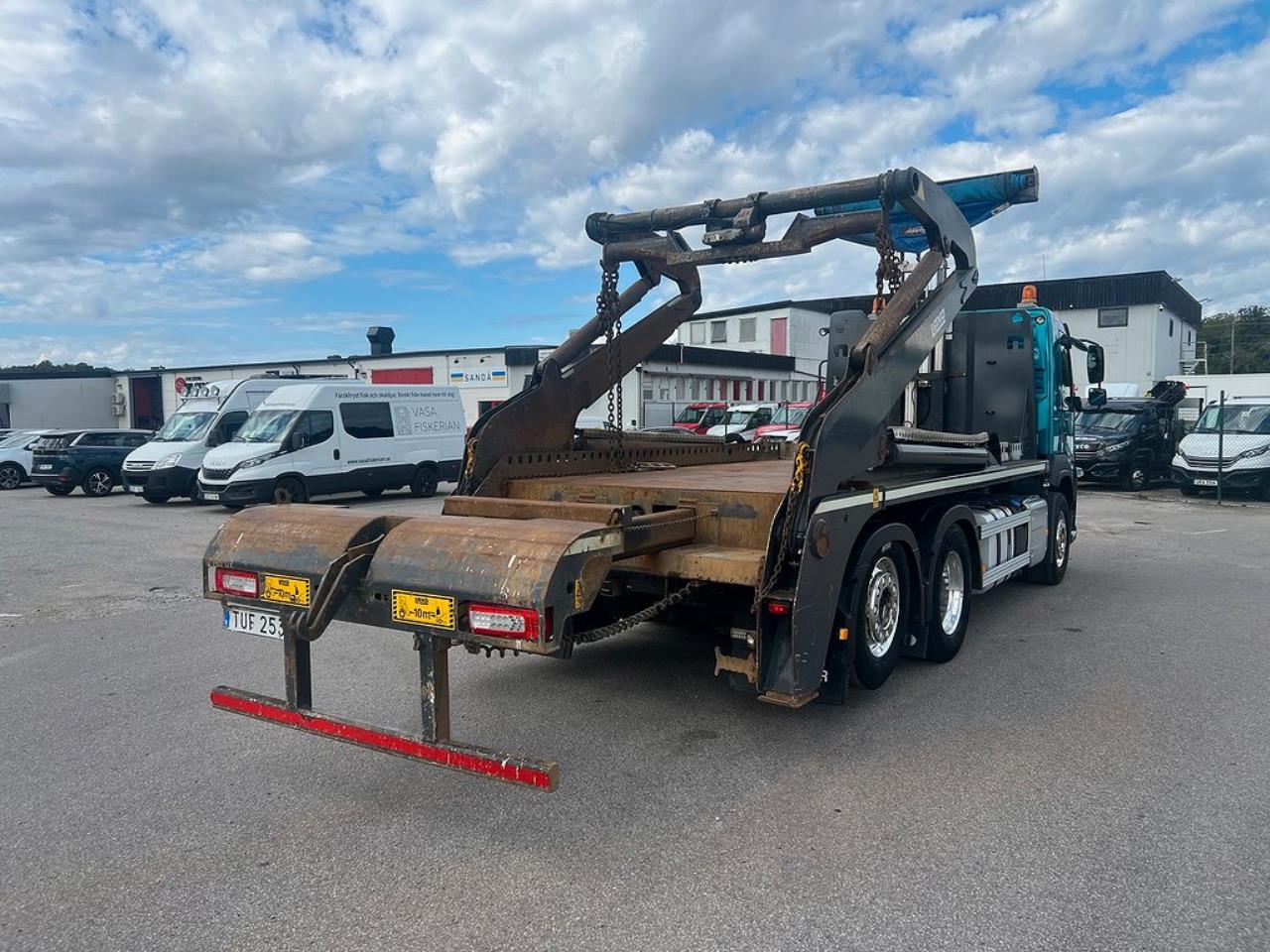 Volvo FM 410 6x2*4 Liftdumper Laxo med rotator Euro 6 2015 - Växelflak