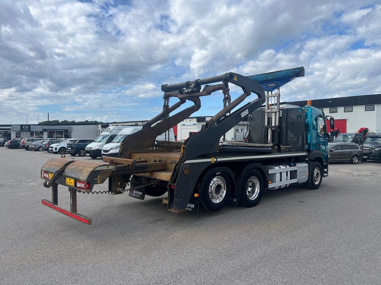 Volvo FM 410 6x2*4 Liftdumper Laxo med rotator Euro 6 2015 - Växelflak