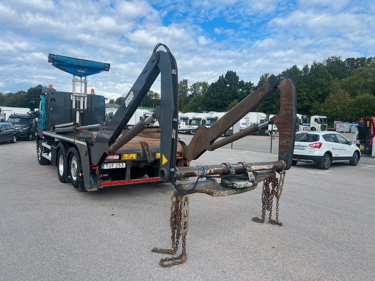 Volvo FM 410 6x2*4 Liftdumper Laxo med rotator Euro 6 2015 - Växelflak