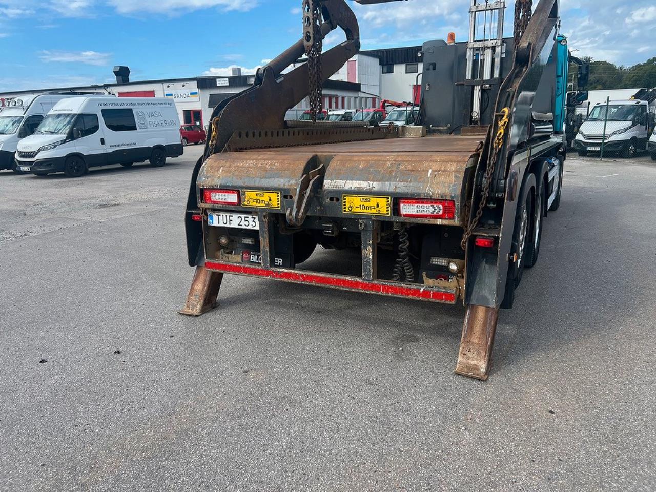 Volvo FM 410 6x2*4 Liftdumper Laxo med rotator Euro 6 2015 - Växelflak