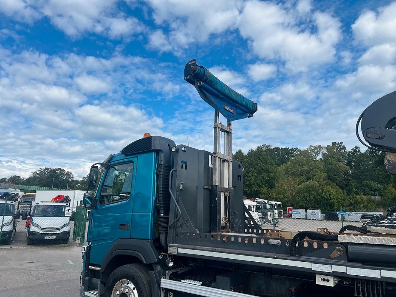 Volvo FM 410 6x2*4 Liftdumper Laxo med rotator Euro 6 2015 - Växelflak
