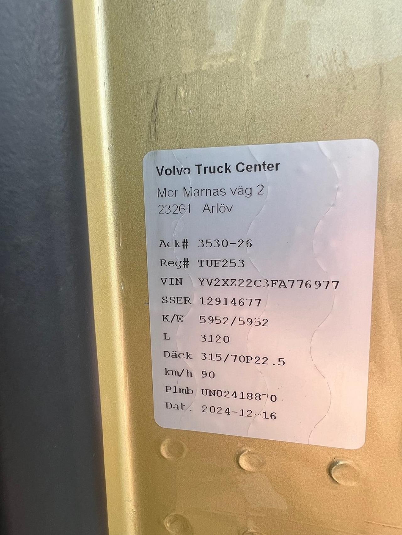 Volvo FM 410 6x2*4 Liftdumper Laxo med rotator Euro 6 2015 - Växelflak